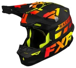 FXR Blade Race Div Helmet -Motorcycle Helmet Shop fxr blade race div helmet black inferno