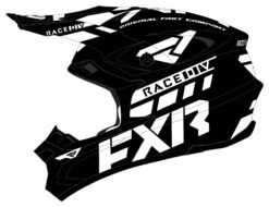FXR Blade Race Div Helmet -Motorcycle Helmet Shop fxr blade race div helmet black white 1