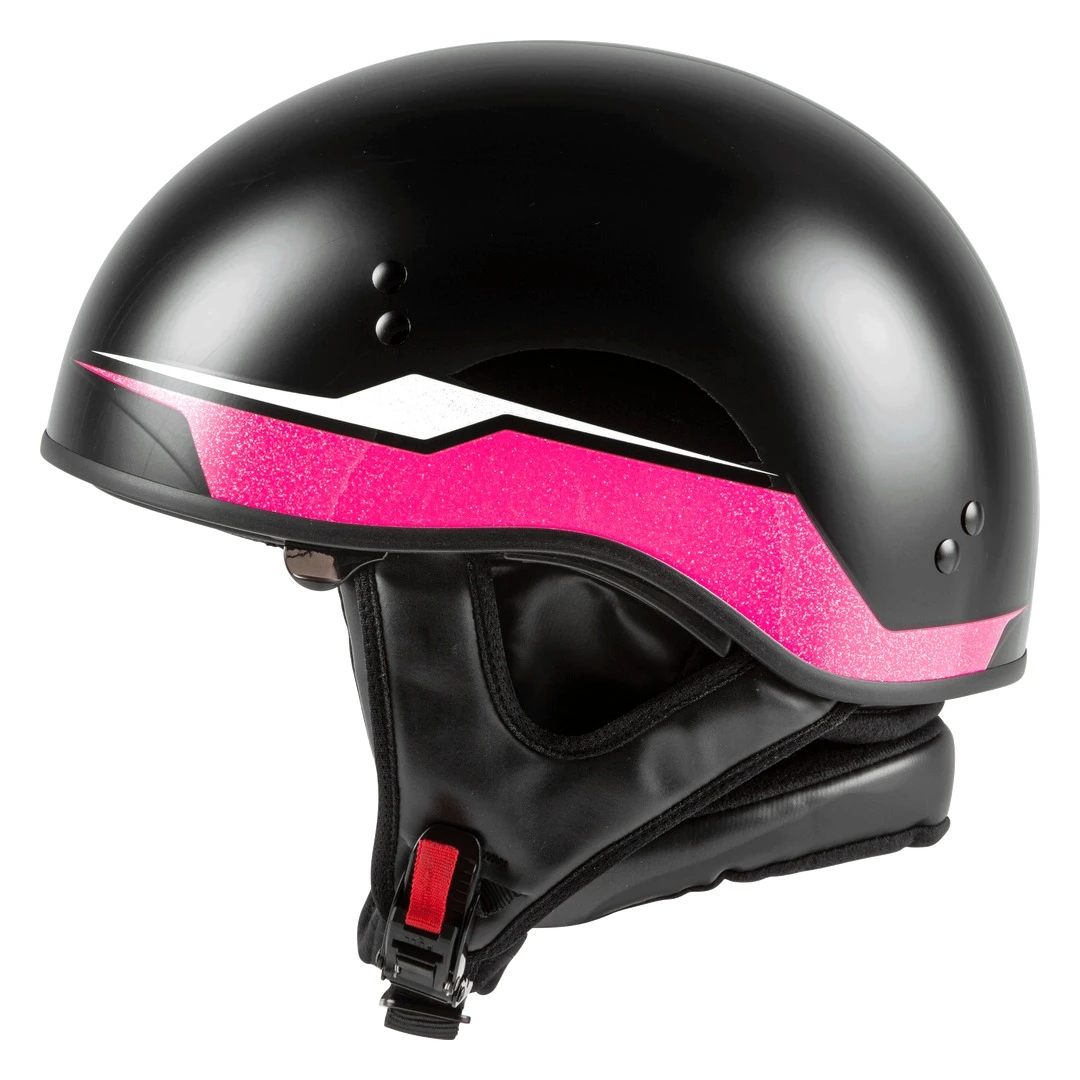 GMax HH65 Source Naked Helmet GMax HH65 Source Naked Helmet -Motorcycle Helmet Shop g max hh65 source naked helmet black pink 1