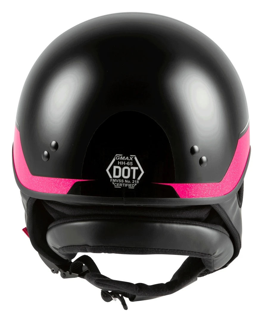 GMax HH65 Source Naked Helmet GMax HH65 Source Naked Helmet -Motorcycle Helmet Shop g max hh65 source naked helmet black pink 2