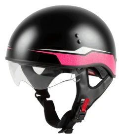 GMax HH65 Source Naked Helmet 8 GMax HH65 Source Naked Helmet -Motorcycle Helmet Shop g max hh65 source naked helmet black pink 3