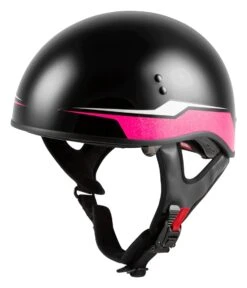 GMax HH65 Source Naked Helmet 9 GMax HH65 Source Naked Helmet -Motorcycle Helmet Shop g max hh65 source naked helmet black pink 4