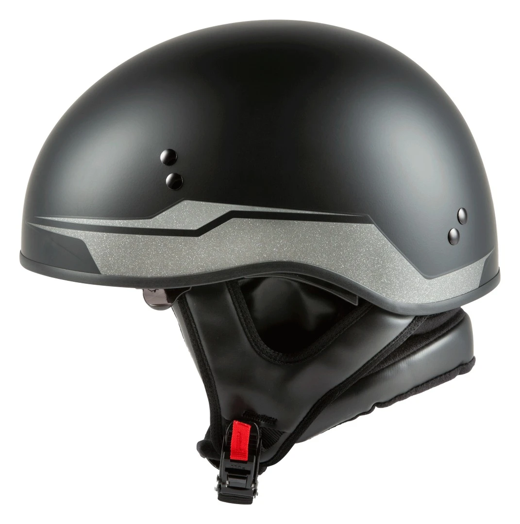 GMax HH65 Source Naked Helmet GMax HH65 Source Naked Helmet -Motorcycle Helmet Shop g max hh65 source naked helmet black silver 3