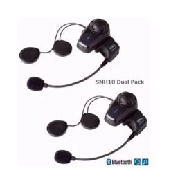 Sena SMH10 Bluetooth Headset Dual Pack -Motorcycle Helmet Shop head med2