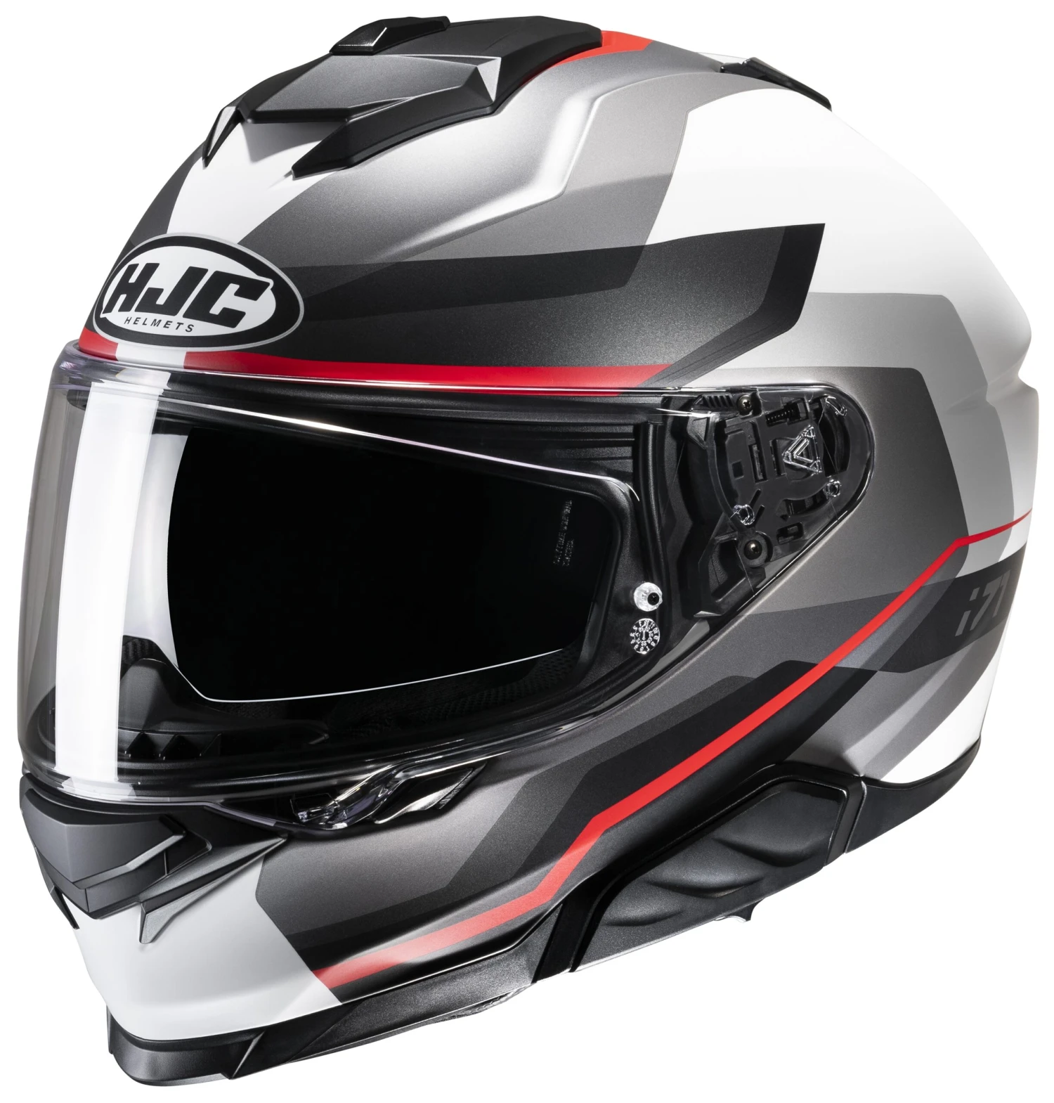 HJC i71 Nior Helmet HJC I71 Nior Helmet -Motorcycle Helmet Shop hj ci71 nior helmet white black hi viz yellow 2 scaled