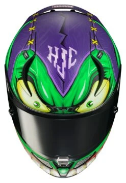 HJC RPHA 11 Pro Green Goblin Helmet -Motorcycle Helmet Shop hjcrpha11 pro green goblin helmet green purple 2