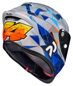 HJC RPHA 1N Espargaro Helmet -Motorcycle Helmet Shop hjcrpha1 n espargaro helmet silver blue orange 2