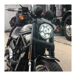 HogWorkz LED Headlight For Harley V-Rod 2002-2017 -Motorcycle Helmet Shop hog workz led headlight for harley v rod20022017 6