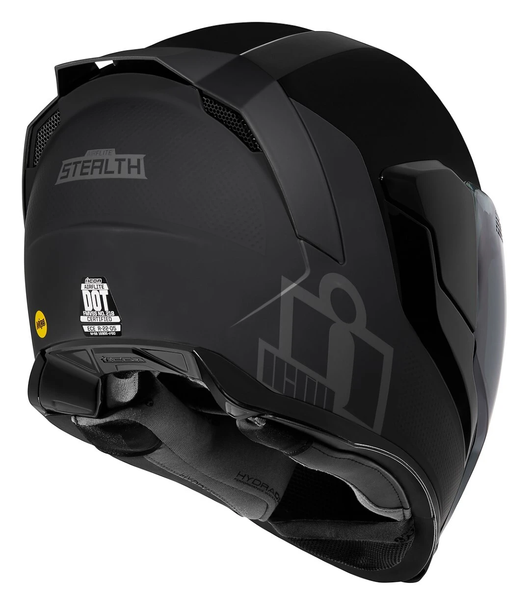 Icon Airflite Mips Stealth Helmet Icon Airflite Mips Stealth Helmet -Motorcycle Helmet Shop icon airflite mips stealth helmet 1