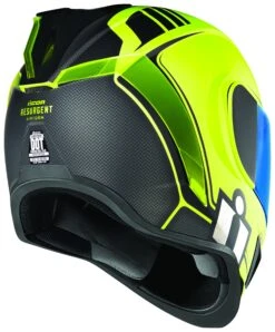 Icon Airform Resurgent Helmet -Motorcycle Helmet Shop icon airform resurgent helmet hi viz 2