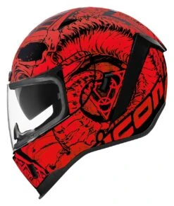Icon Airform Sacrosanct Helmet -Motorcycle Helmet Shop icon airform sacrosanct helmet red 1