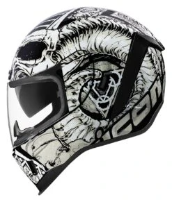 Icon Airform Sacrosanct Helmet -Motorcycle Helmet Shop icon airform sacrosanct helmet white 1