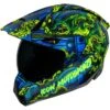 Icon Variant Pro Willy Pete Helmet -Motorcycle Helmet Shop icon hlmt vpro willypete blue green