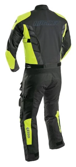 Joe Rocket Survivor Suit -Motorcycle Helmet Shop joe rocket survivor suit black hi viz neon 1