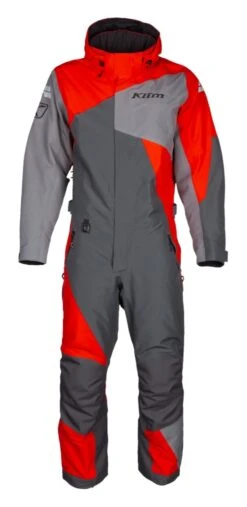 Klim Railslide One-Piece Suit -Motorcycle Helmet Shop klim railslide one piece suit black grey 4