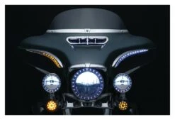 Kuryakyn Sequential LED Bat Lashes For Harley Touring 2014-2023 -Motorcycle Helmet Shop kuryakyn sequential led bat lashes for harley touring20142017 2