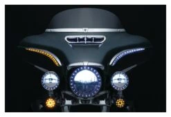 Kuryakyn Sequential LED Bat Lashes For Harley Touring 2014-2023 -Motorcycle Helmet Shop kuryakyn sequential led bat lashes for harley touring20142017 3