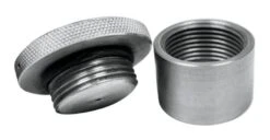 LA Choppers Vented Raw Gas Cap With Weld In Bung -Motorcycle Helmet Shop la choppers vented raw gas cap with weld in bung steel bung