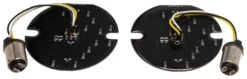 Letric Lighting Co. Premium LED Halo Bezel Turn Signal Inserts For Harley 1986-2022 -Motorcycle Helmet Shop letric lighting co premium led halo bezel turn signal inserts for harley19862018 4