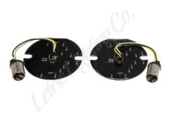 Letric Lighting Co. Premium LED Halo Bezel Turn Signal Inserts For Harley 1986-2022 -Motorcycle Helmet Shop letric lighting co premium led halo bezel turn signal inserts for harley19862018 5