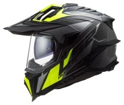 LS2 Explorer Carbon Focus Helmet -Motorcycle Helmet Shop ls2 explorer carbon focus helmet titanium yellow 2