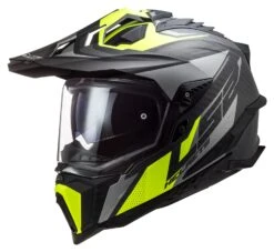 LS2 Explorer Carbon Focus Helmet -Motorcycle Helmet Shop ls2 explorer carbon focus helmet titanium yellow