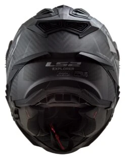 LS2 Explorer Carbon Focus Helmet -Motorcycle Helmet Shop ls2 explorer carbon focus helmet titanium yellow 4
