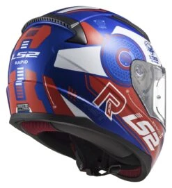 LS2 Rapid Stratus Helmet -Motorcycle Helmet Shop ls2 rapid stratus helmet red white blue 3