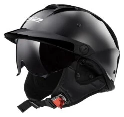 LS2 Rebellion Helmet -Motorcycle Helmet Shop ls2 rebellion helmet black chrome