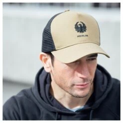 Merlin Burford Core Trucker Hat -Motorcycle Helmet Shop merlin burford core trucker hat 2