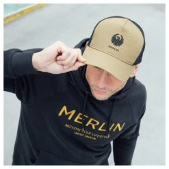 Merlin Burford Core Trucker Hat -Motorcycle Helmet Shop merlin burford core trucker hat 3