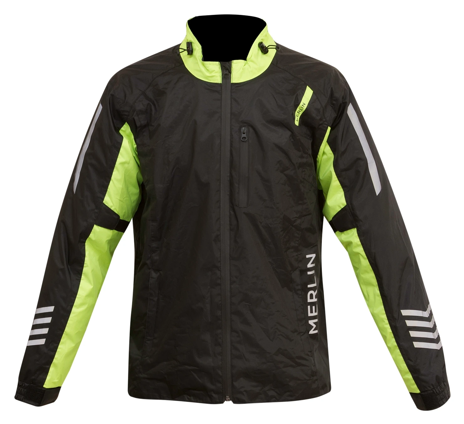 Merlin Rainwear Jacket (SM Only) Merlin Rainwear Jacket (SM Only) -Motorcycle Helmet Shop merlin rainwear jacket black fluo yellow