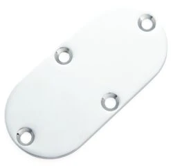 Milwaukee Twins Chrome Inspection Cover For Harley 1991-2006