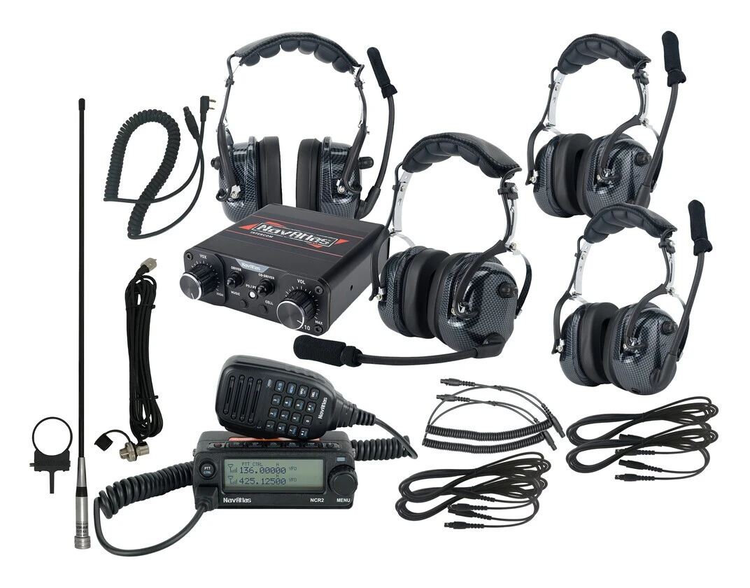 NavAtlas 4 Person Over-The-Head Communication Package NavAtlas 4 Person Over-The-Head Communication Package -Motorcycle Helmet Shop nav atlas2 person over the head communication package