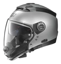 Nolan N44 EVO Helmet -Motorcycle Helmet Shop nolan helmets n44 evo solid helmet platinum silver