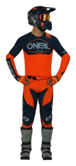 O'Neal Mayhem Hexx Pants -Motorcycle Helmet Shop o neal mayhem hexx pants blue orange 2