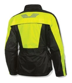 Olympia New Horizon Rain Jacket -Motorcycle Helmet Shop olympia new horizon rain jacket black neon yellow 1