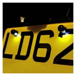 Oxford Halo License Plate Lights -Motorcycle Helmet Shop oxford halo license plate lights bolts 1