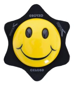 Oxford Smiler Knee Sliders -Motorcycle Helmet Shop oxford smiler knee sliders white 2