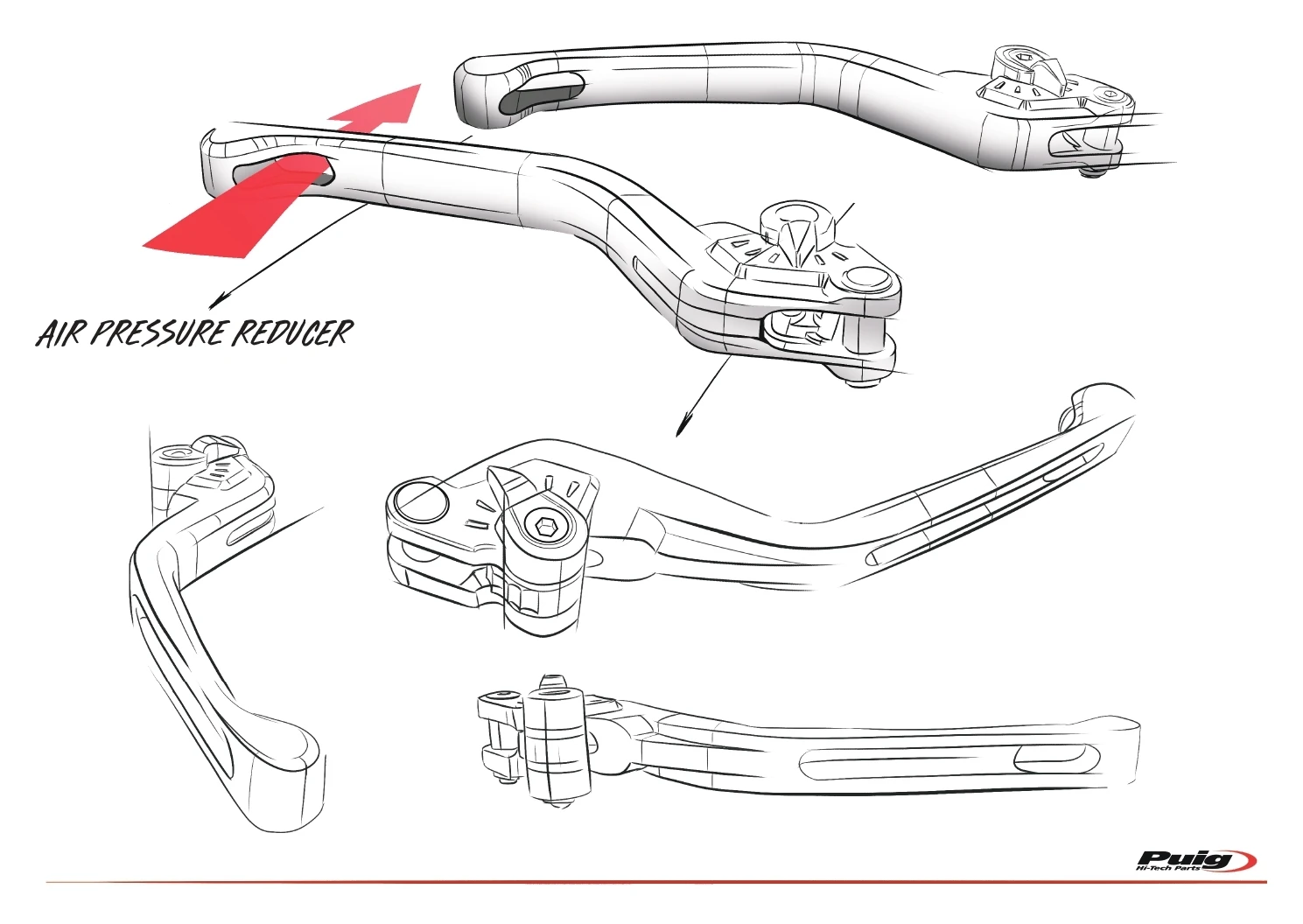 Puig Clutch Lever 3.0 Puig Clutch Lever 3.0 -Motorcycle Helmet Shop puig clutch lever30 18