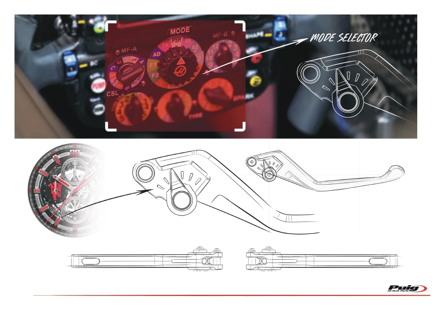 Puig Clutch Lever 3.0 Puig Clutch Lever 3.0 -Motorcycle Helmet Shop puig clutch lever30 19