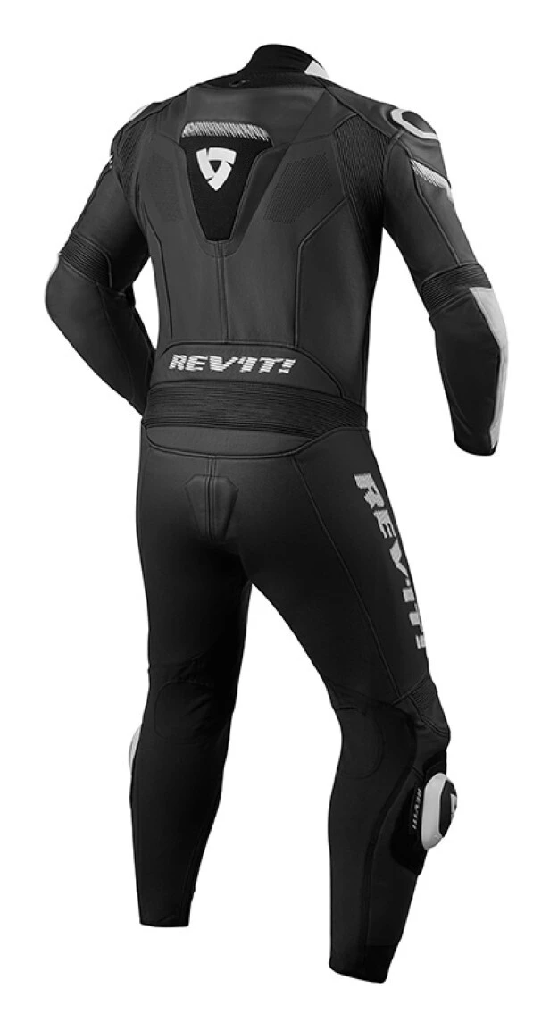 REV'IT! Argon Race Suit REV'IT! Argon Race Suit -Motorcycle Helmet Shop revit argon race suit black white 1