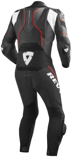 REV'IT! Vertex Pro Race Suit 5 REV'IT! Vertex Pro Race Suit -Motorcycle Helmet Shop revit one piece vertex pro bw black red 1
