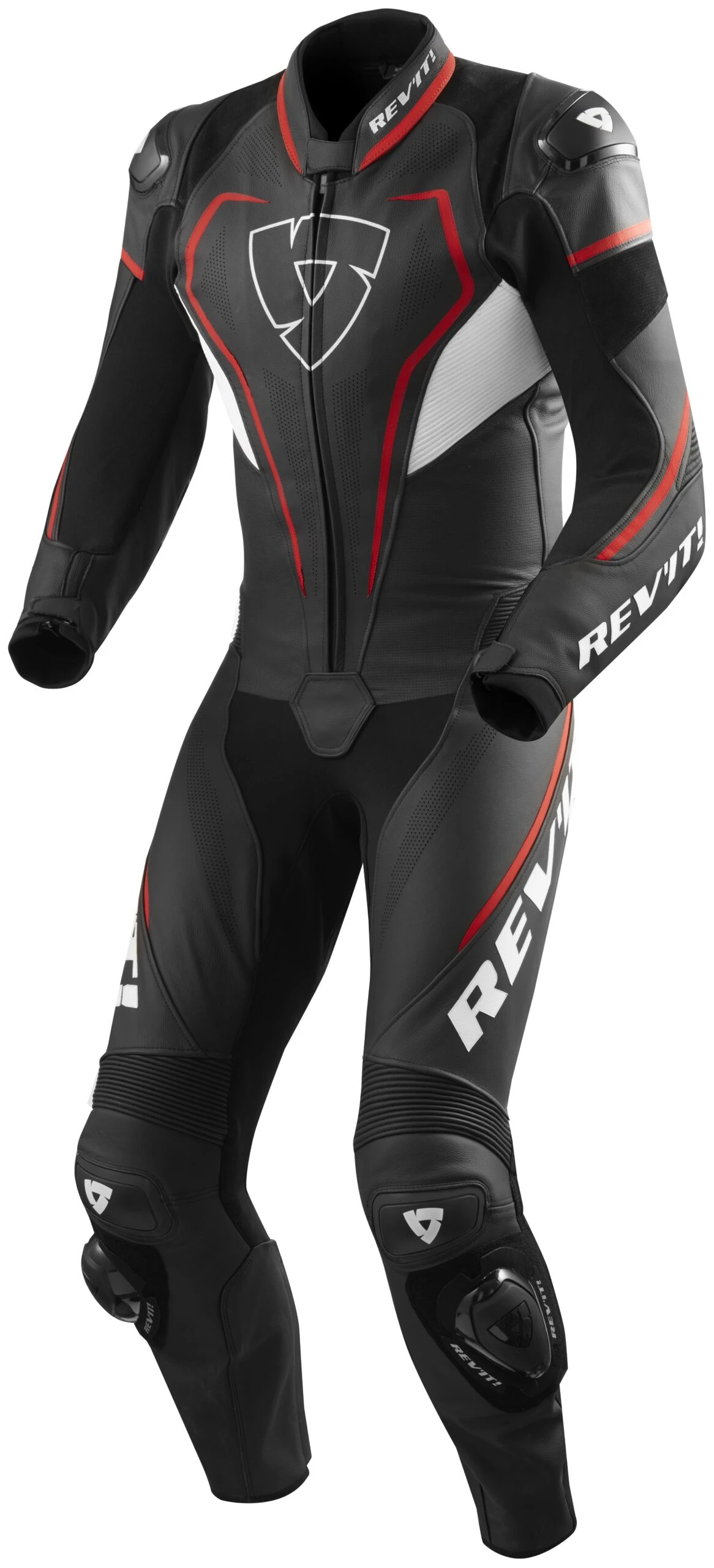 REV'IT! Vertex Pro Race Suit REV'IT! Vertex Pro Race Suit -Motorcycle Helmet Shop revit one piece vertex pro bw black red scaled