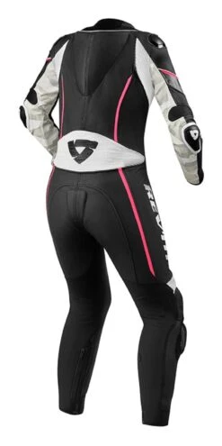 REV'IT! Xena 3 Women's Race Suit 5 REV'IT! Xena 3 Women's Race Suit -Motorcycle Helmet Shop revit xena3 womens race suit black pink 1