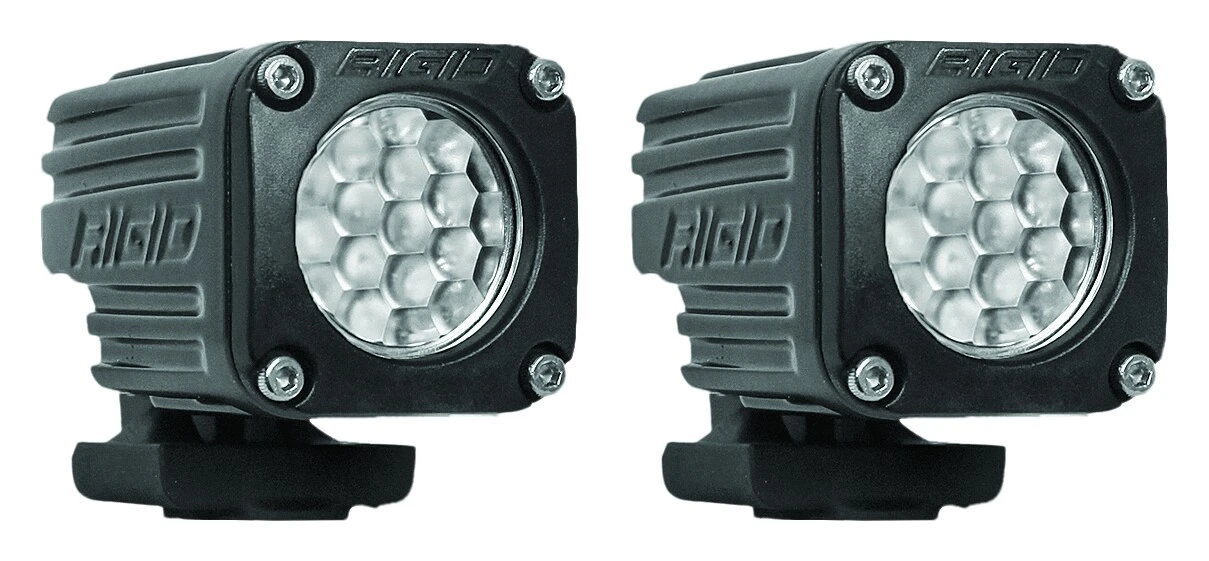 Rigid Ignite Mini LED Pod Light Kit - Dual Pack Rigid Ignite Mini LED Pod Light Kit - Dual Pack -Motorcycle Helmet Shop rigid ignite diffused led light w surface mount