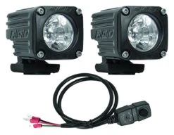 Rigid Ignite Mini LED Pod Light Kit - Dual Pack 4 Rigid Ignite Mini LED Pod Light Kit - Dual Pack -Motorcycle Helmet Shop rigid ignite spot led light w surface mount