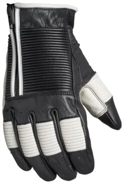 Roland Sands Bronzo Gloves -Motorcycle Helmet Shop roland sands bronzo glove black white
