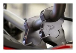 Rox 1 1/2" Barback Risers For 1 1/8" Bars -Motorcycle Helmet Shop rox risers rox112 barback risers for118 bars black