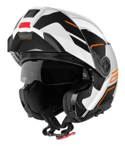 Schuberth C5 Master Helmet -Motorcycle Helmet Shop schuberth c5 master helmet black white orange 1